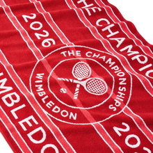 Christy Duschtuch Wimbledon The Championship Towel 2026 rot 133x70cm